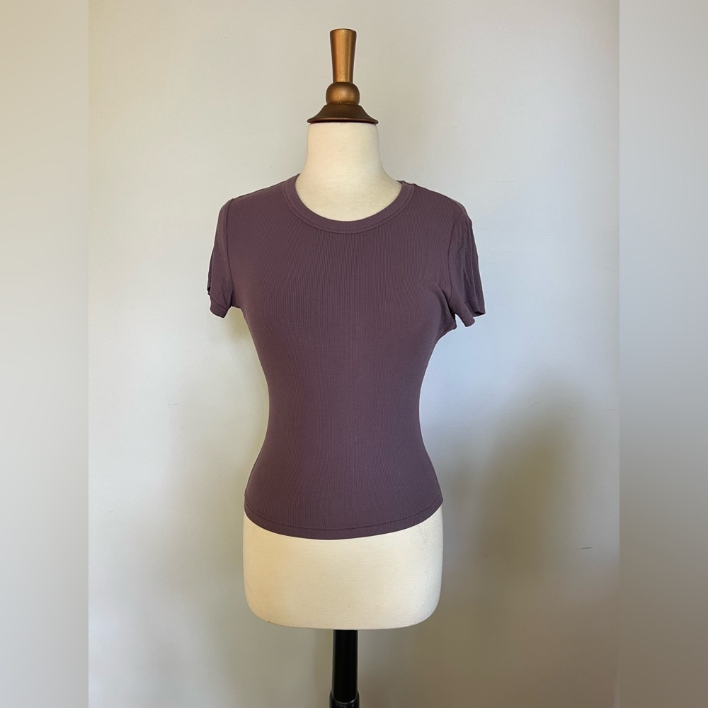 Chic Purple Short Sleeve Tee